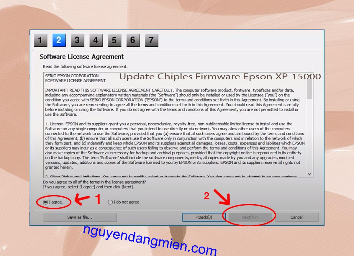 Update Chipless Firmware Epson XP-15000 5
