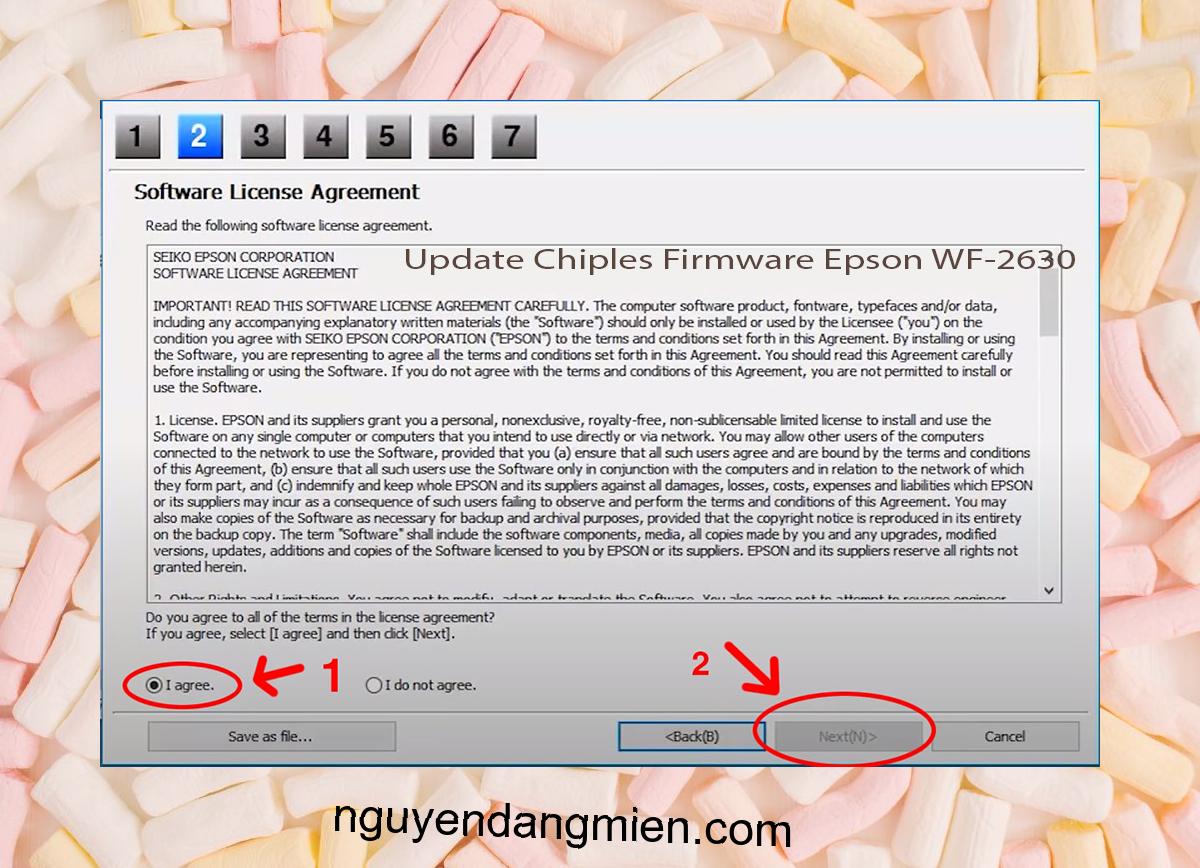 Update Chipless Firmware Epson WF-2630 5