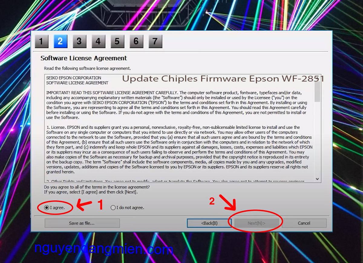 Update Chipless Firmware Epson WF-2851 5