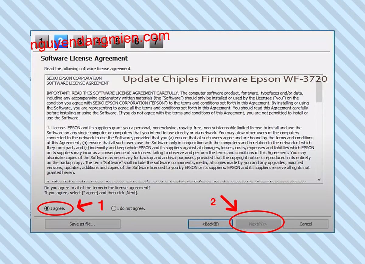 Update Chipless Firmware Epson WF-3720 5