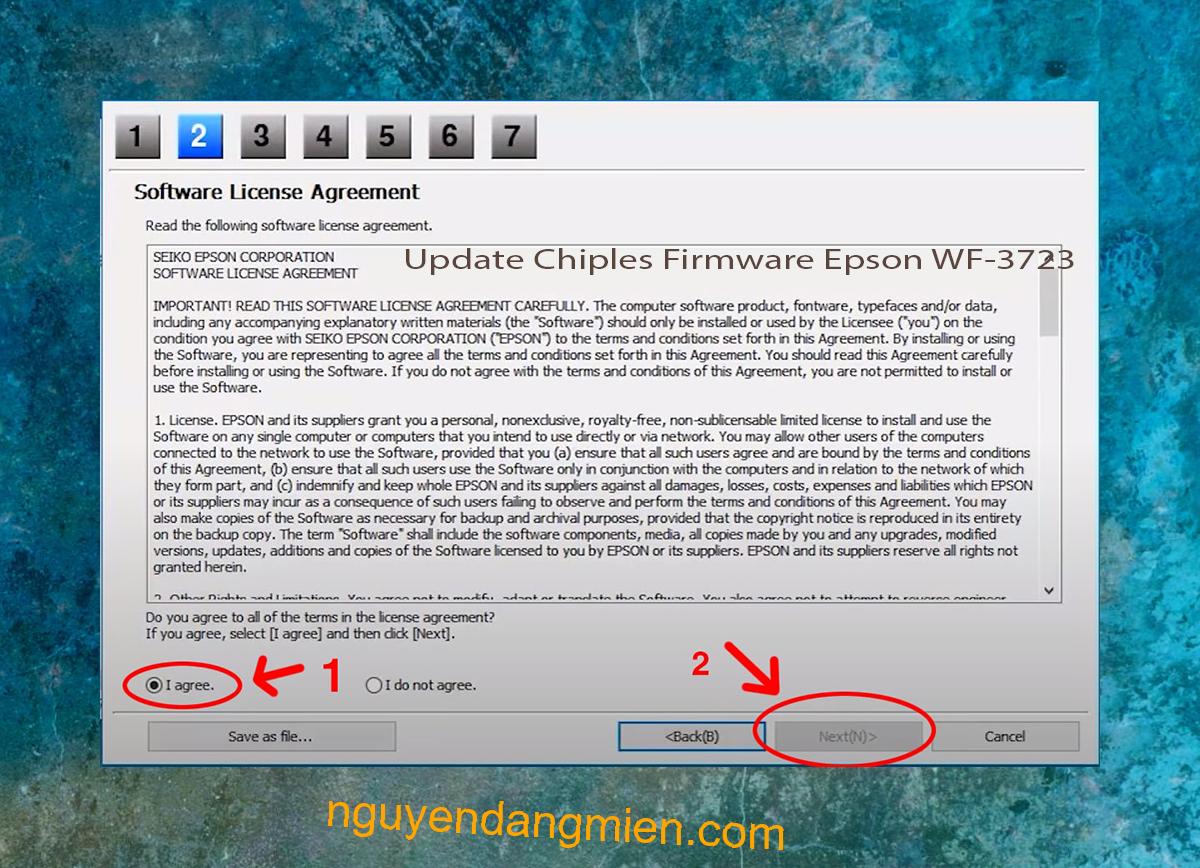 Update Chipless Firmware Epson WF-3723 5