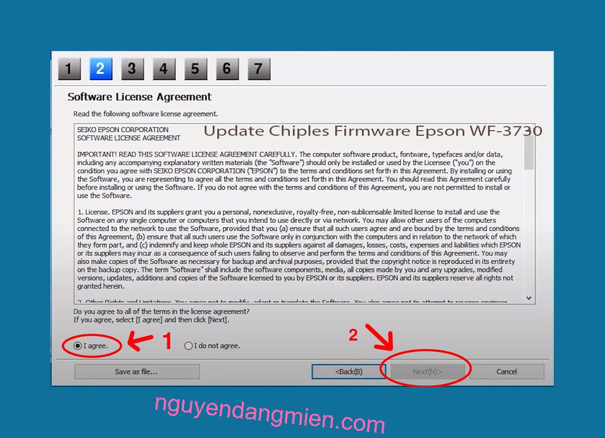 Update Chipless Firmware Epson WF-3730 5