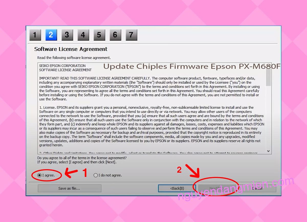 Update Chipless Firmware Epson PX-M680F 5