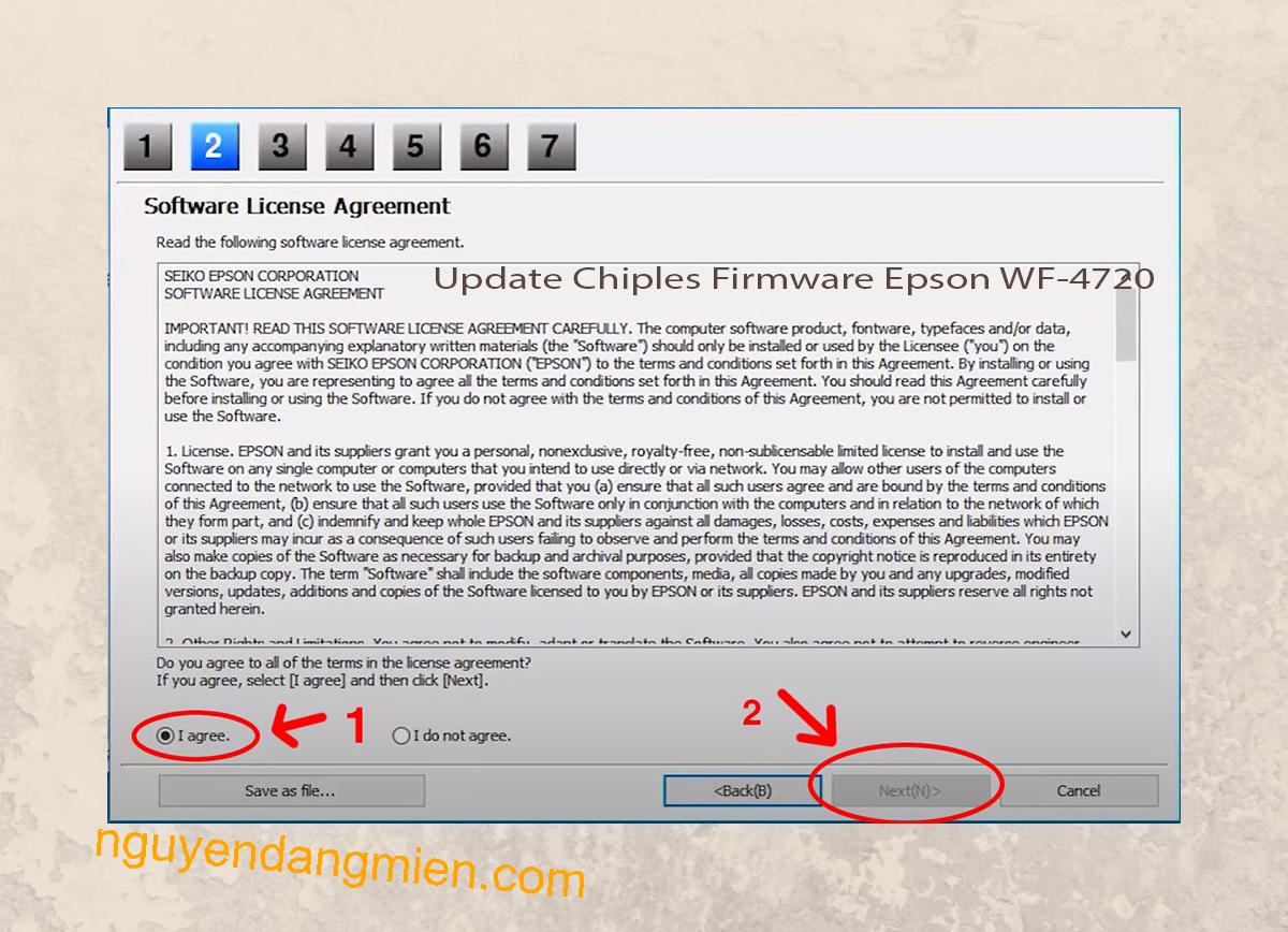Update Chipless Firmware Epson WF-4720 5