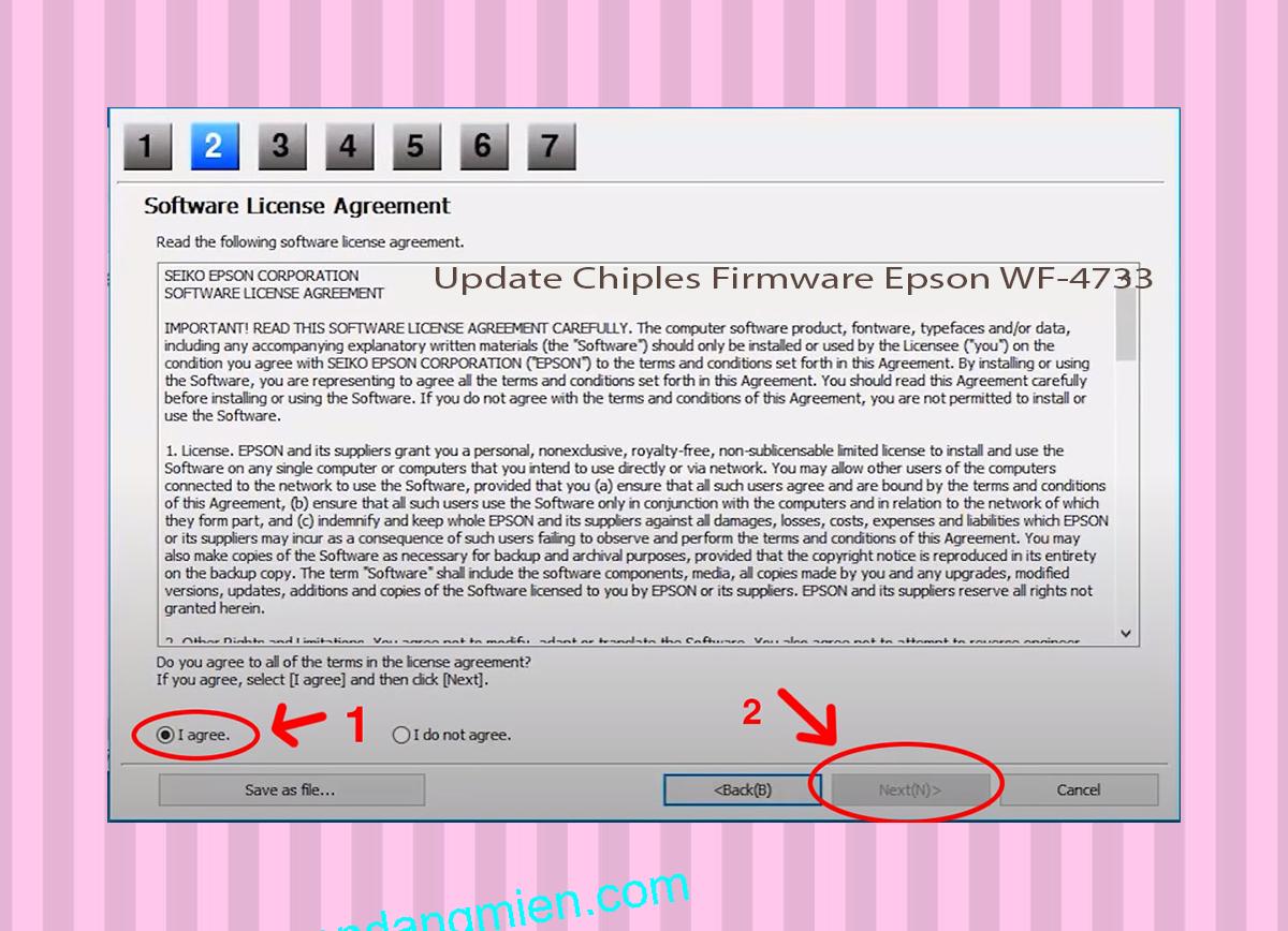 Update Chipless Firmware Epson WF-4733 5