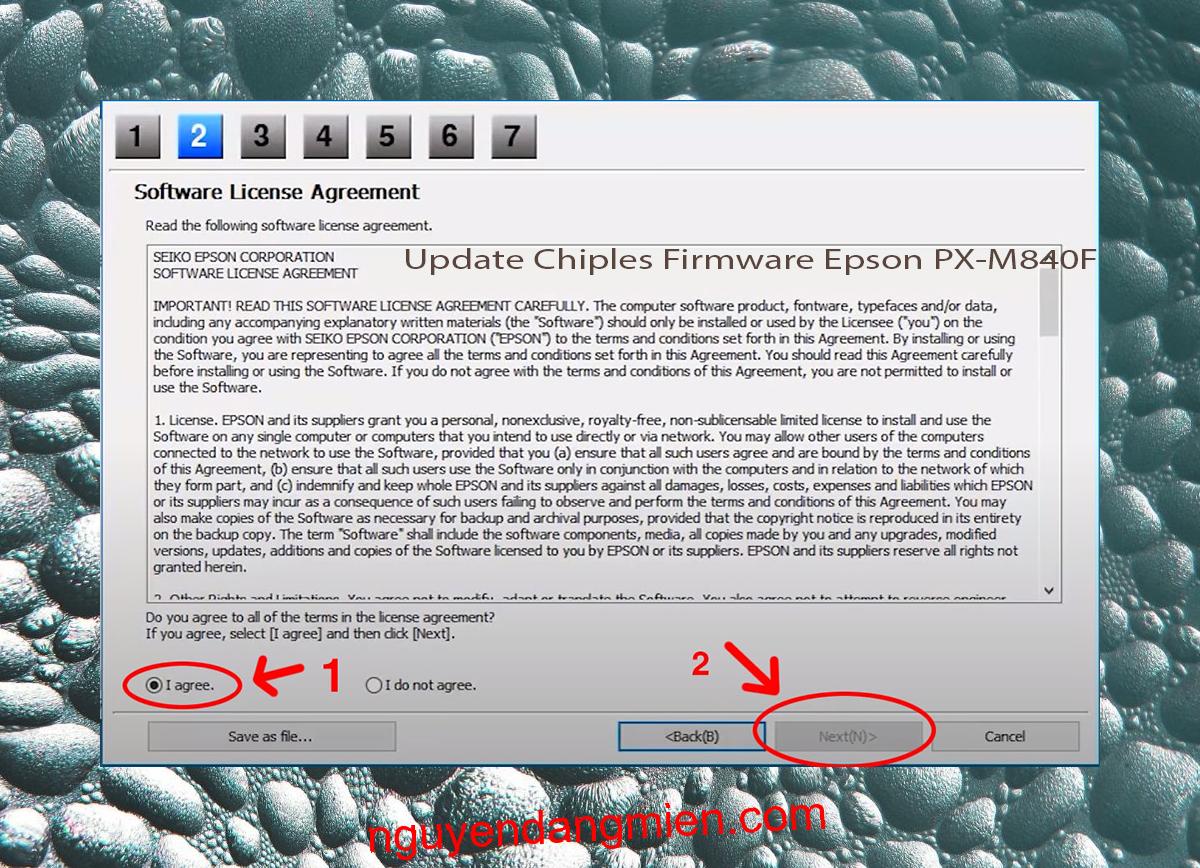 Update Chipless Firmware Epson PX-M840F 5