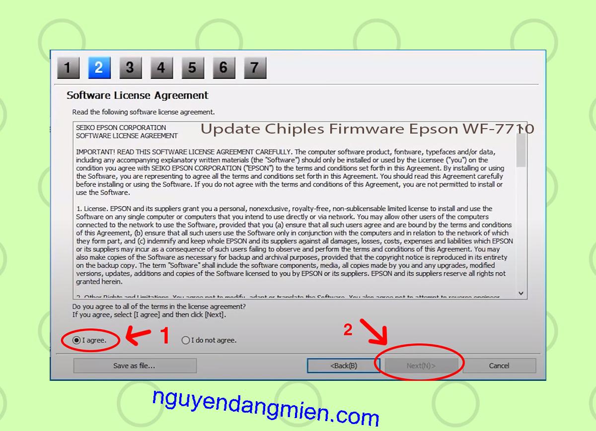 Update Chipless Firmware Epson WF-7710 5