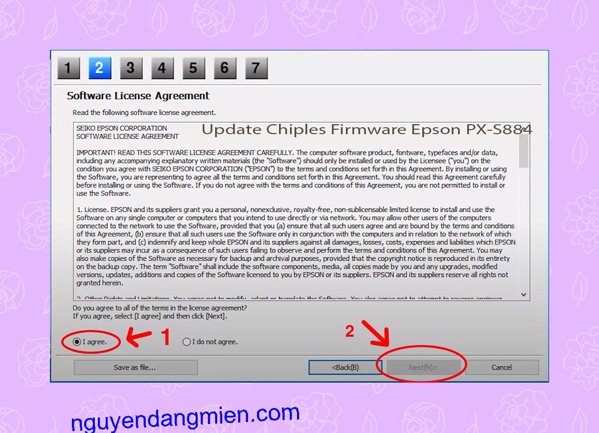 Update Chipless Firmware Epson PX-S884 5
