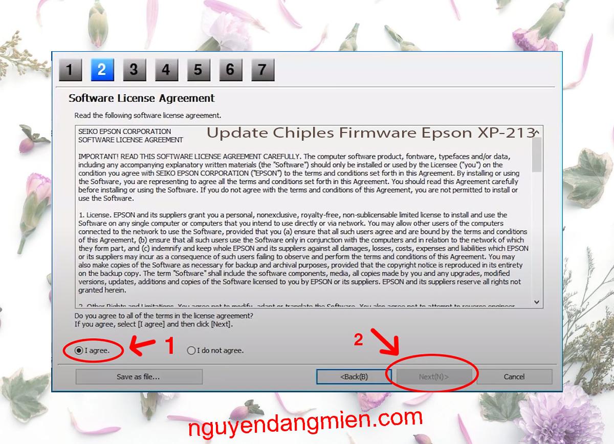 Update Chipless Firmware Epson XP-213 5