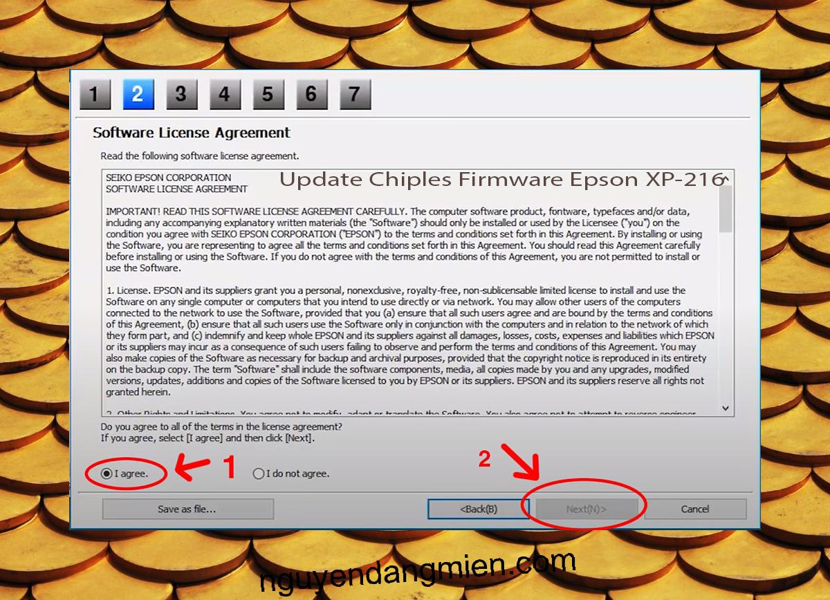 Update Chipless Firmware Epson XP-216 5