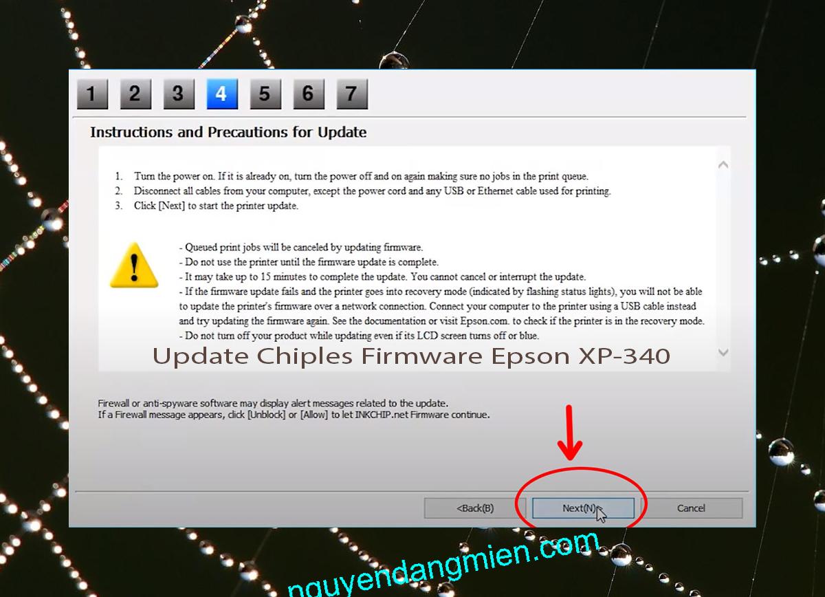 Update Chipless Firmware Epson XP-340 6