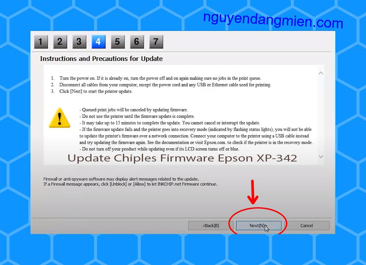 Update Chipless Firmware Epson XP-342 6