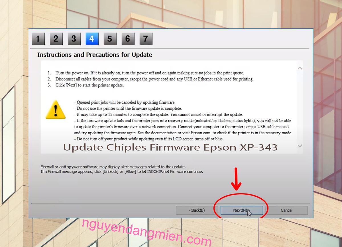 Update Chipless Firmware Epson XP-343 6