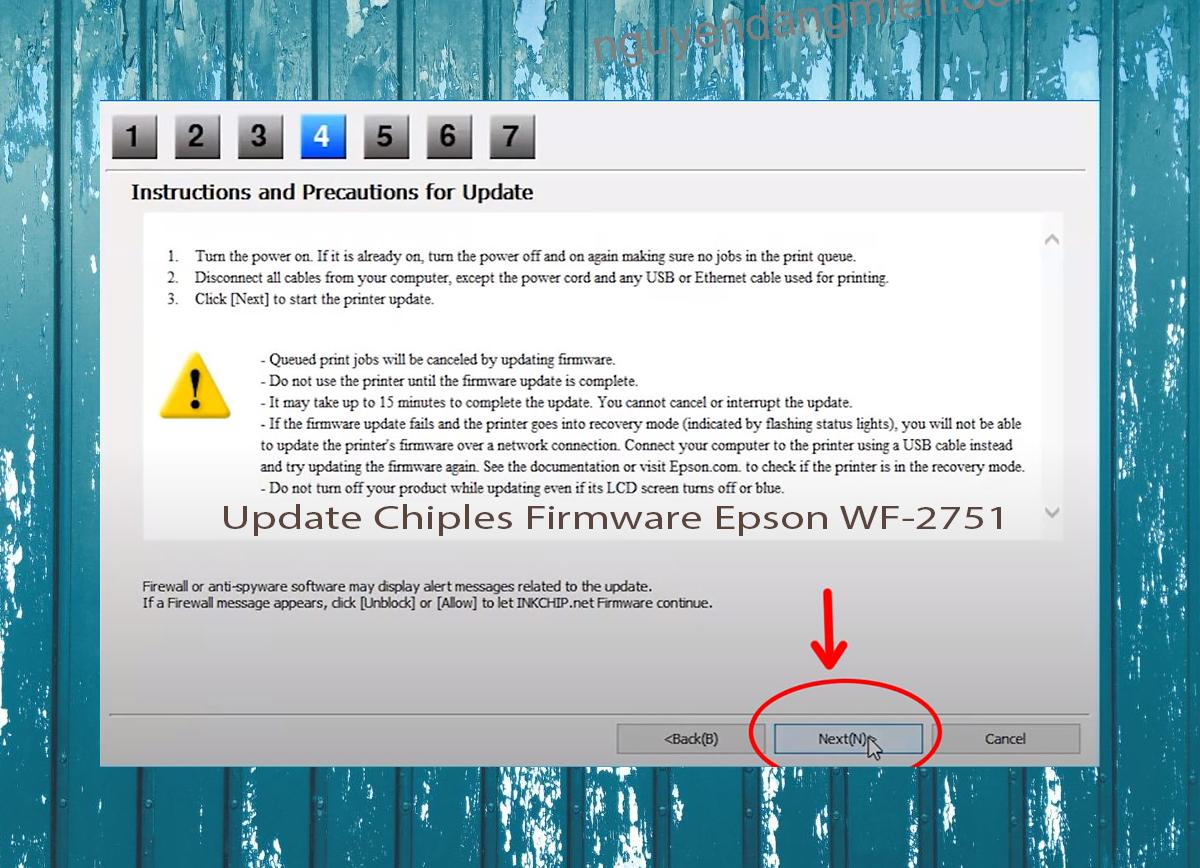 Update Chipless Firmware Epson WF-2751 6