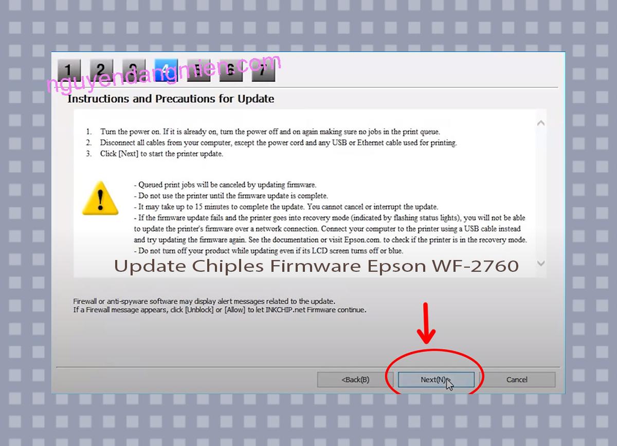 Update Chipless Firmware Epson WF-2760 6
