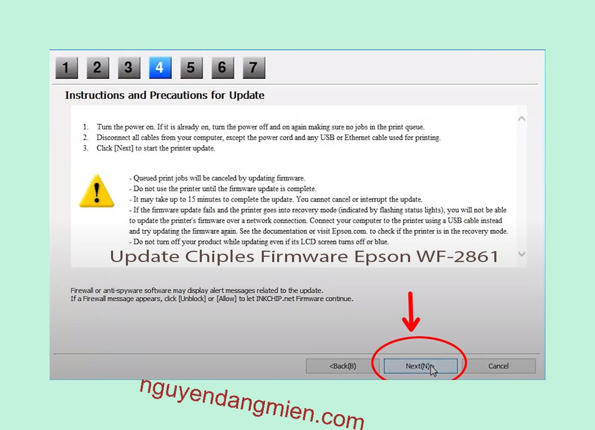 Update Chipless Firmware Epson WF-2861 6