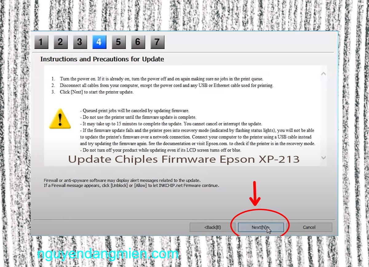 Update Chipless Firmware Epson XP-213 6