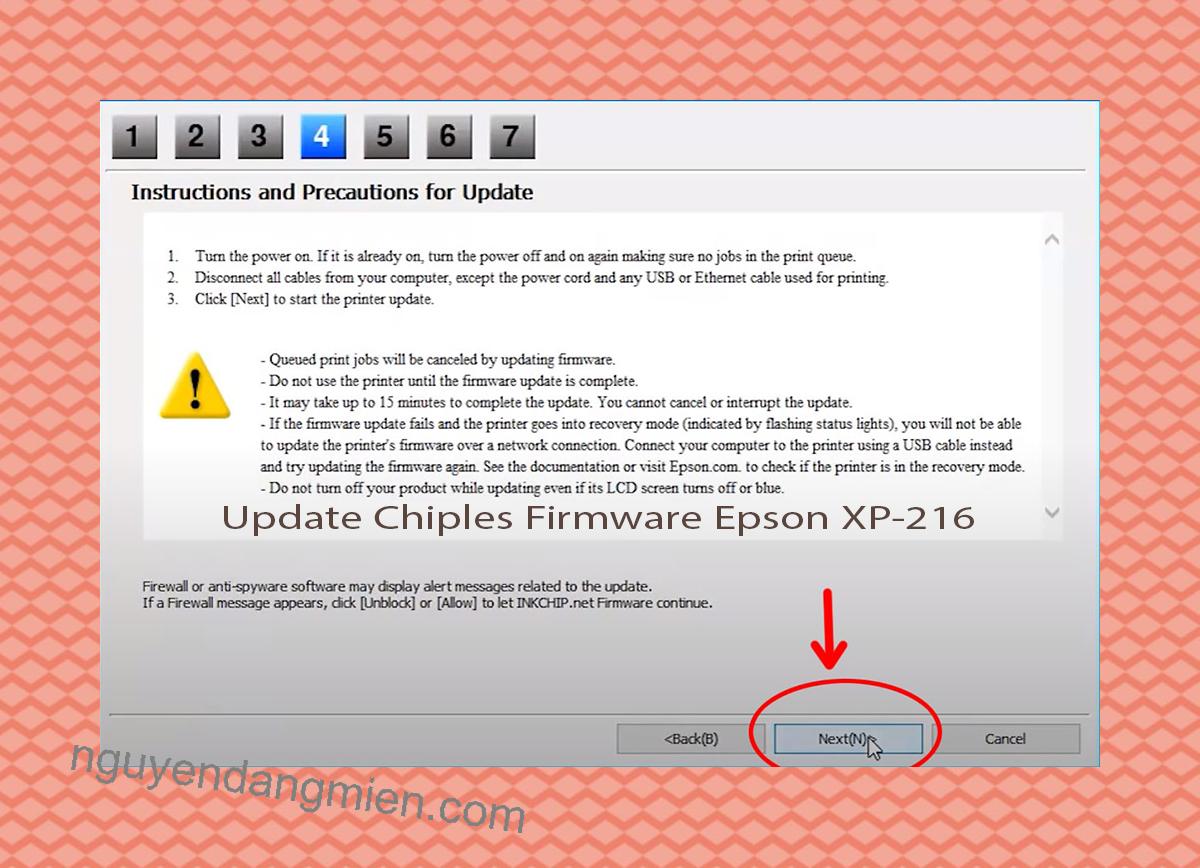 Update Chipless Firmware Epson XP-216 6