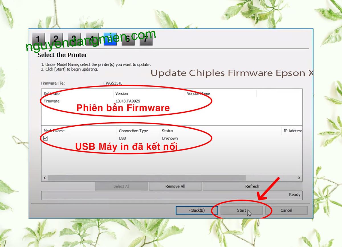 Update Chipless Firmware Epson XP-645 7