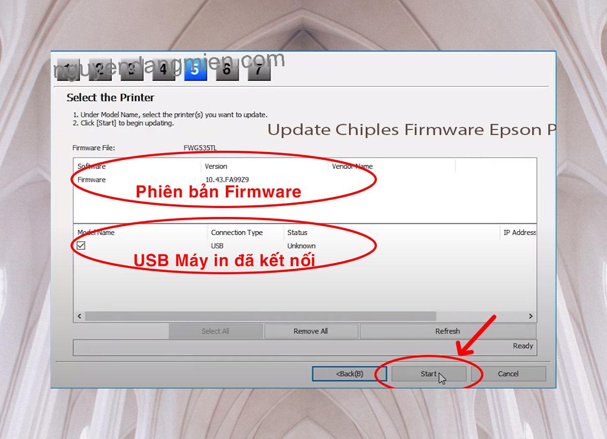 Update Chipless Firmware Epson P800 7
