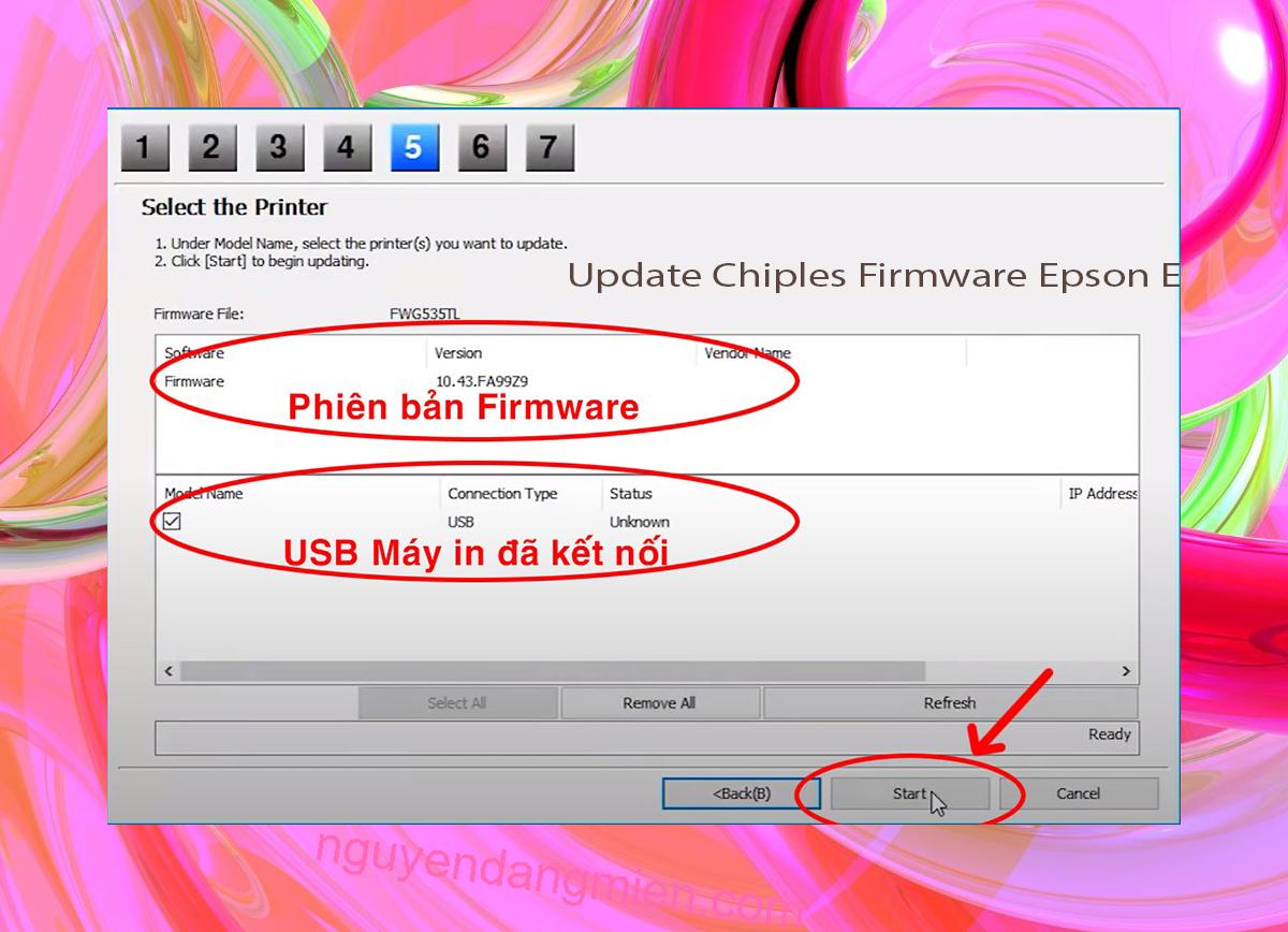 Update Chipless Firmware Epson EP-882A 7