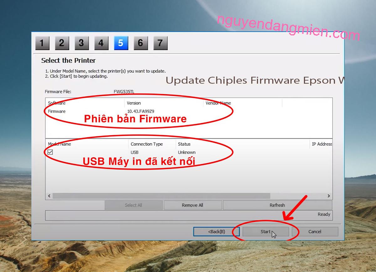 Update Chipless Firmware Epson WF-4734 7