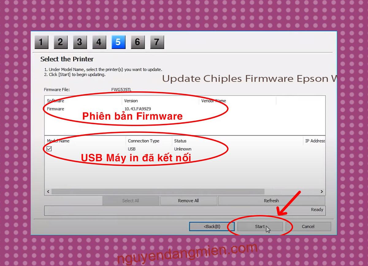 Update Chipless Firmware Epson WF-C5290 7