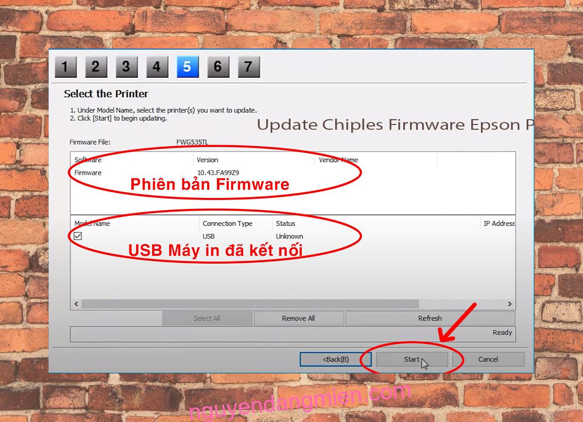 Update Chipless Firmware Epson P407 7