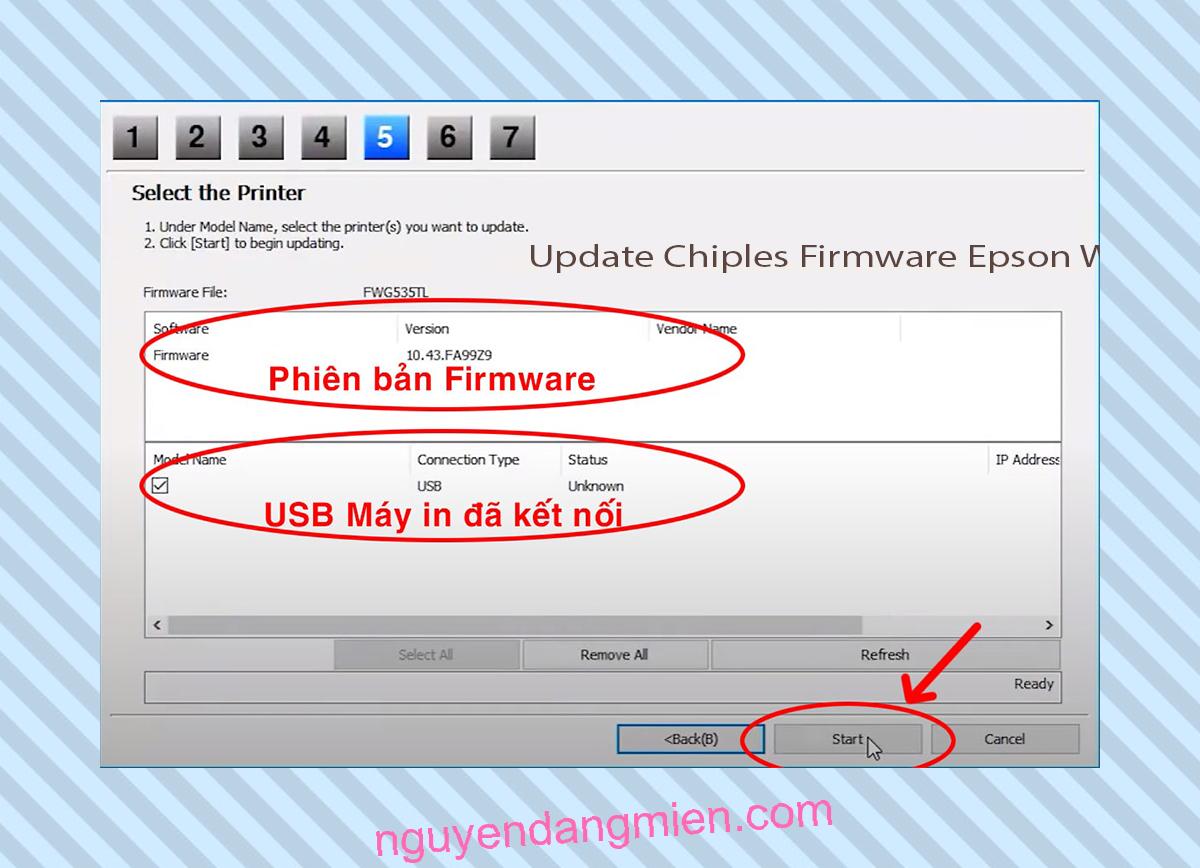 Update Chipless Firmware Epson WF-C579RB 7