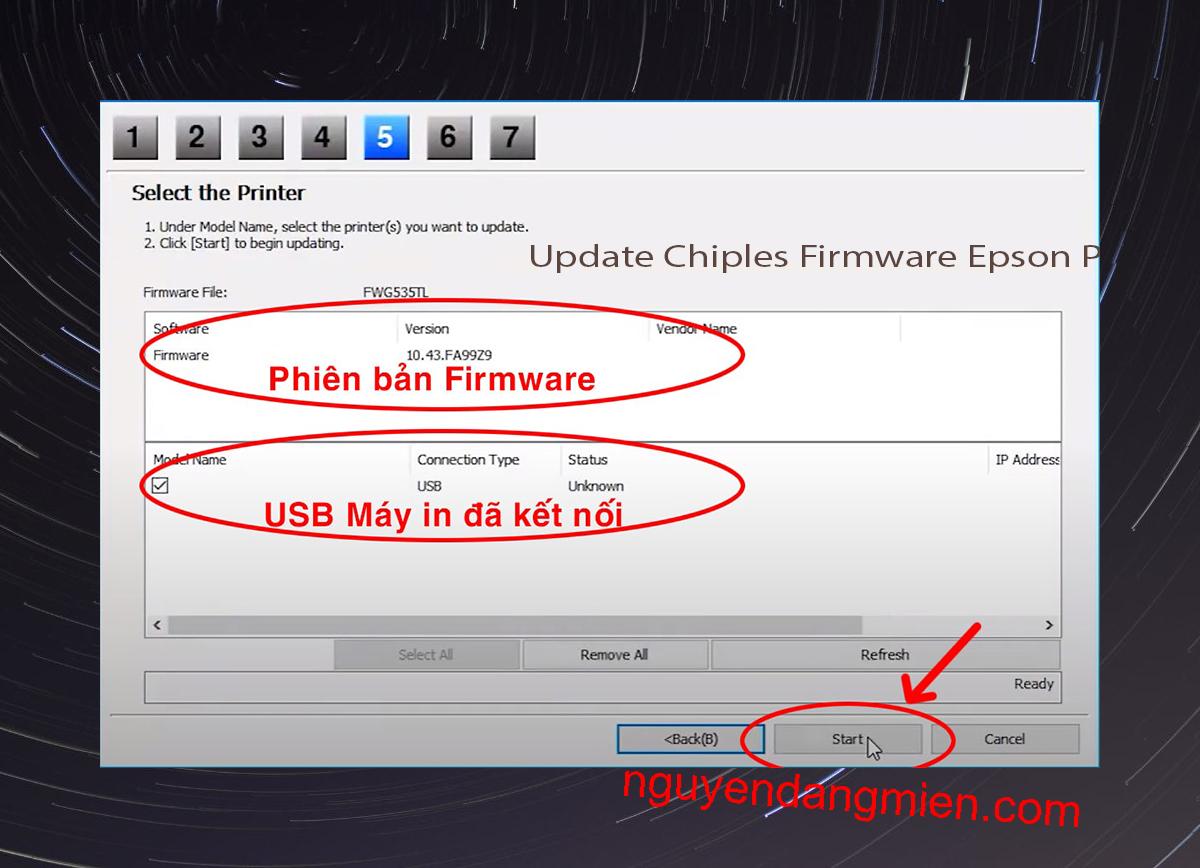 Update Chipless Firmware Epson PX-M7110FP 7