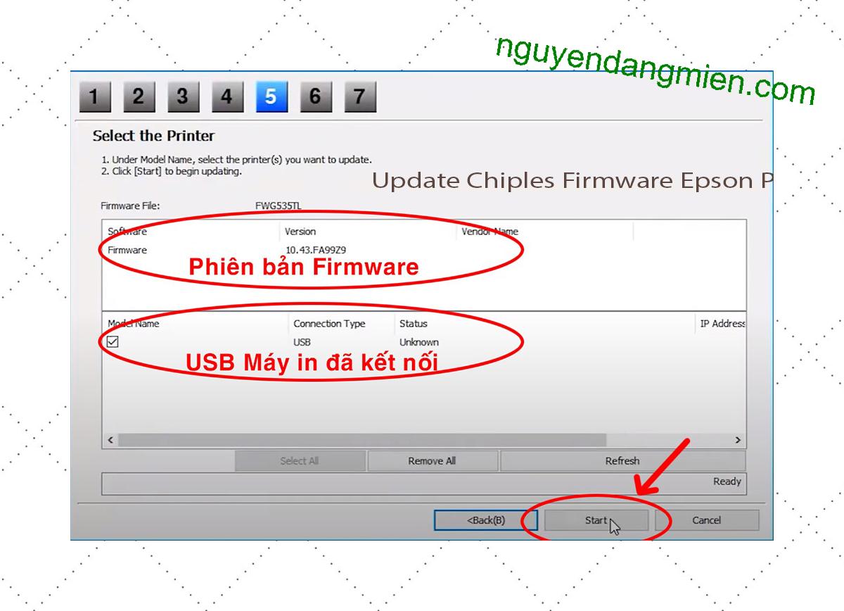 Update Chipless Firmware Epson PX-048A 7
