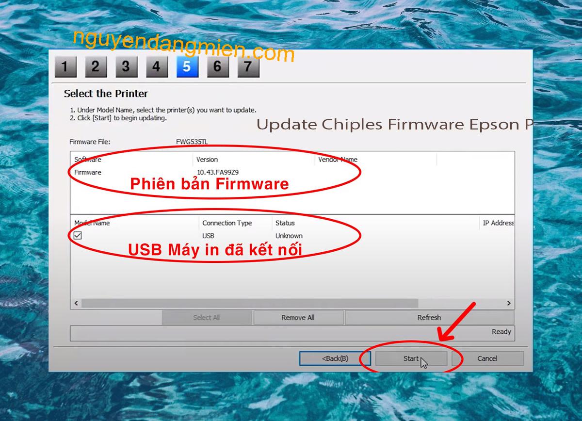 Update Chipless Firmware Epson PX-049A 7