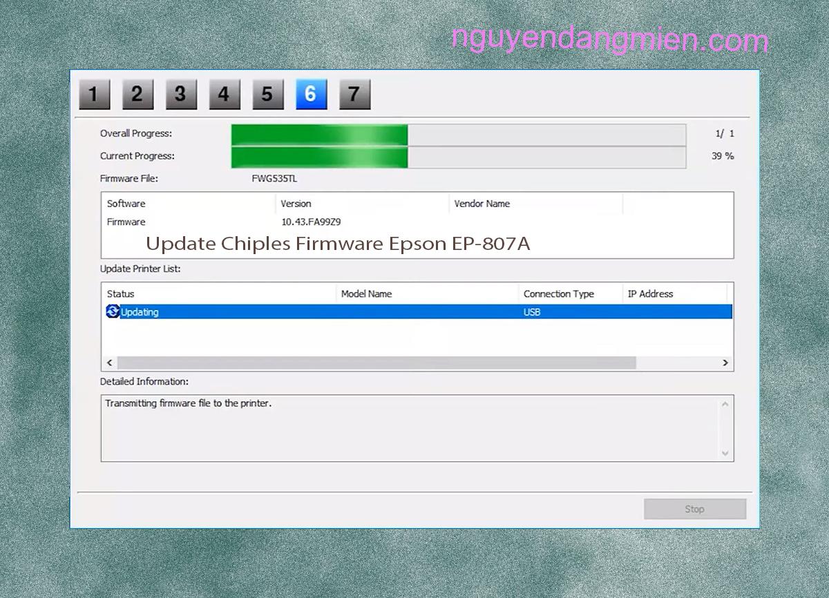 Update Chipless Firmware Epson EP-807A 9