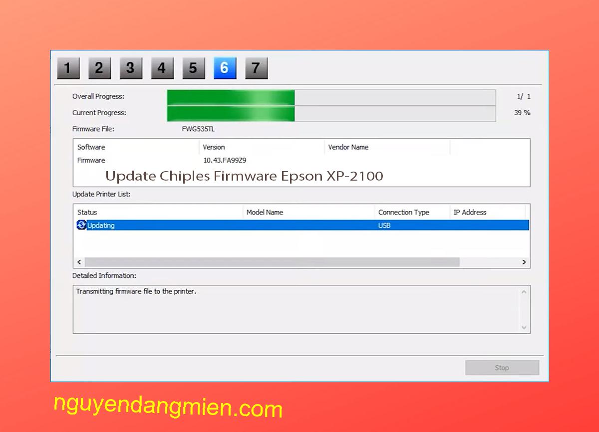 Update Chipless Firmware Epson XP-2100 9