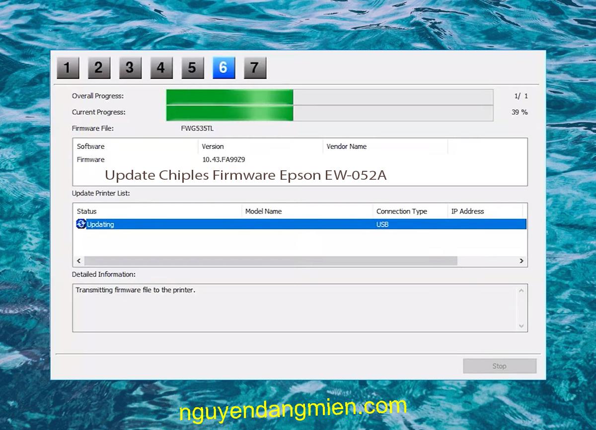 Update Chipless Firmware Epson EW-052A 9