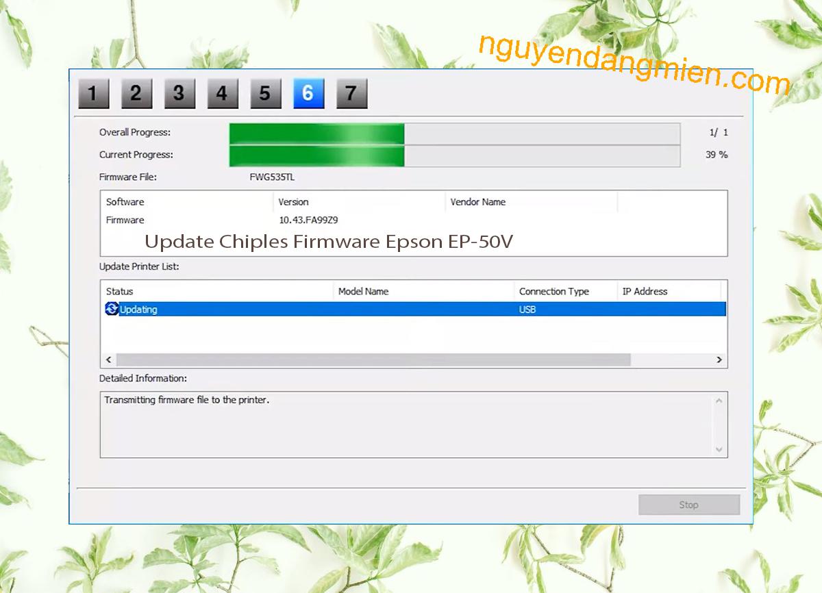 Update Chipless Firmware Epson EP-50V 9
