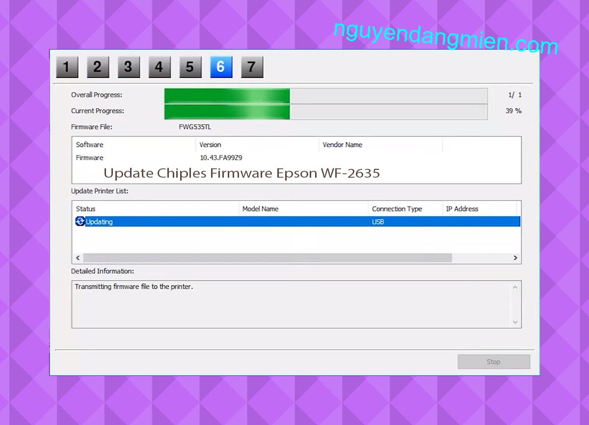 Update Chipless Firmware Epson WF-2635 9