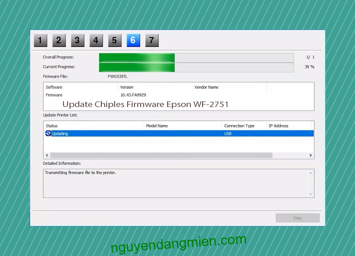 Update Chipless Firmware Epson WF-2751 9