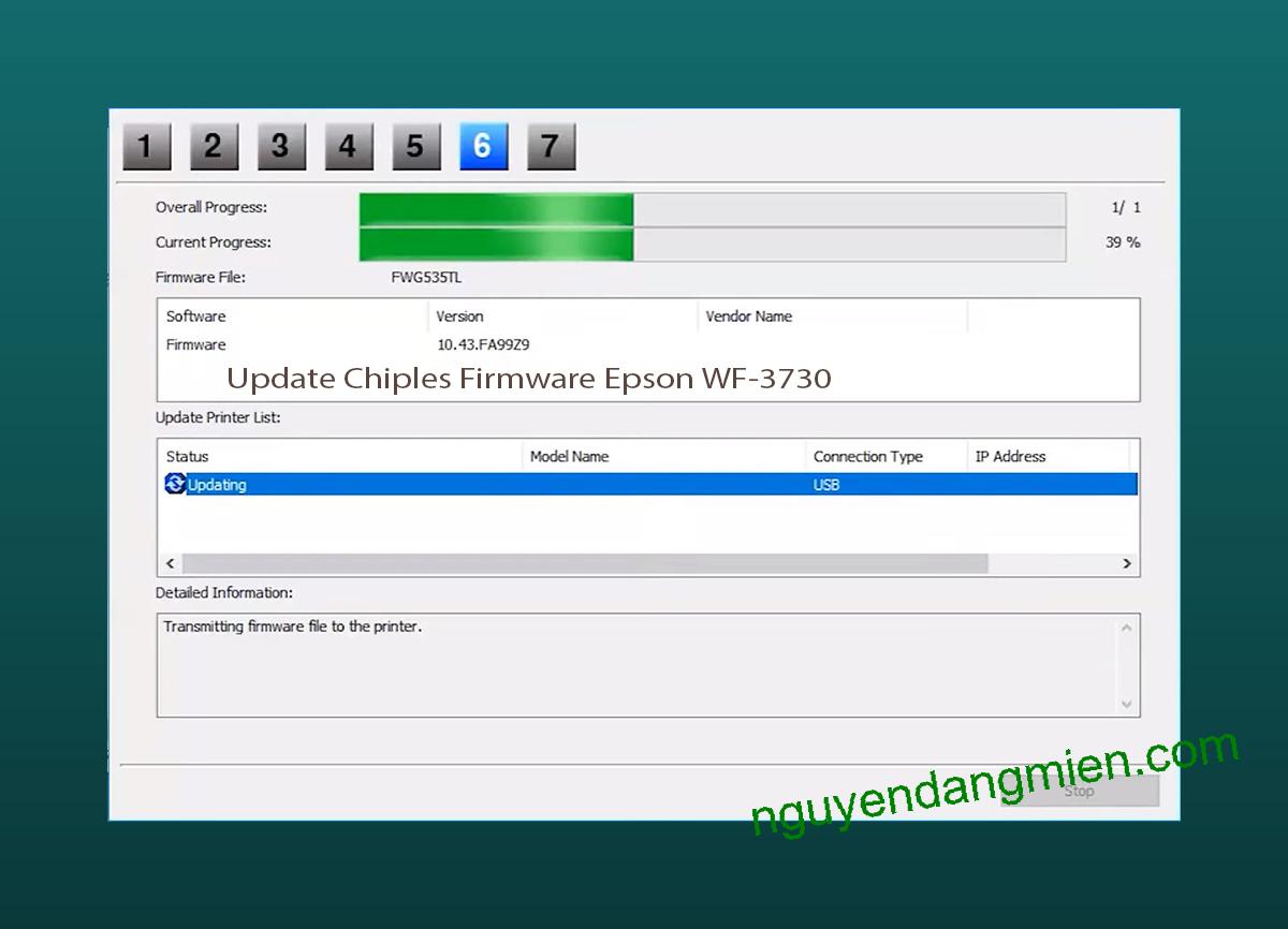 Update Chipless Firmware Epson WF-3730 9