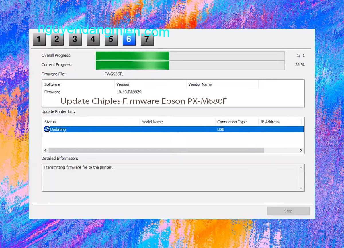 Update Chipless Firmware Epson PX-M680F 9