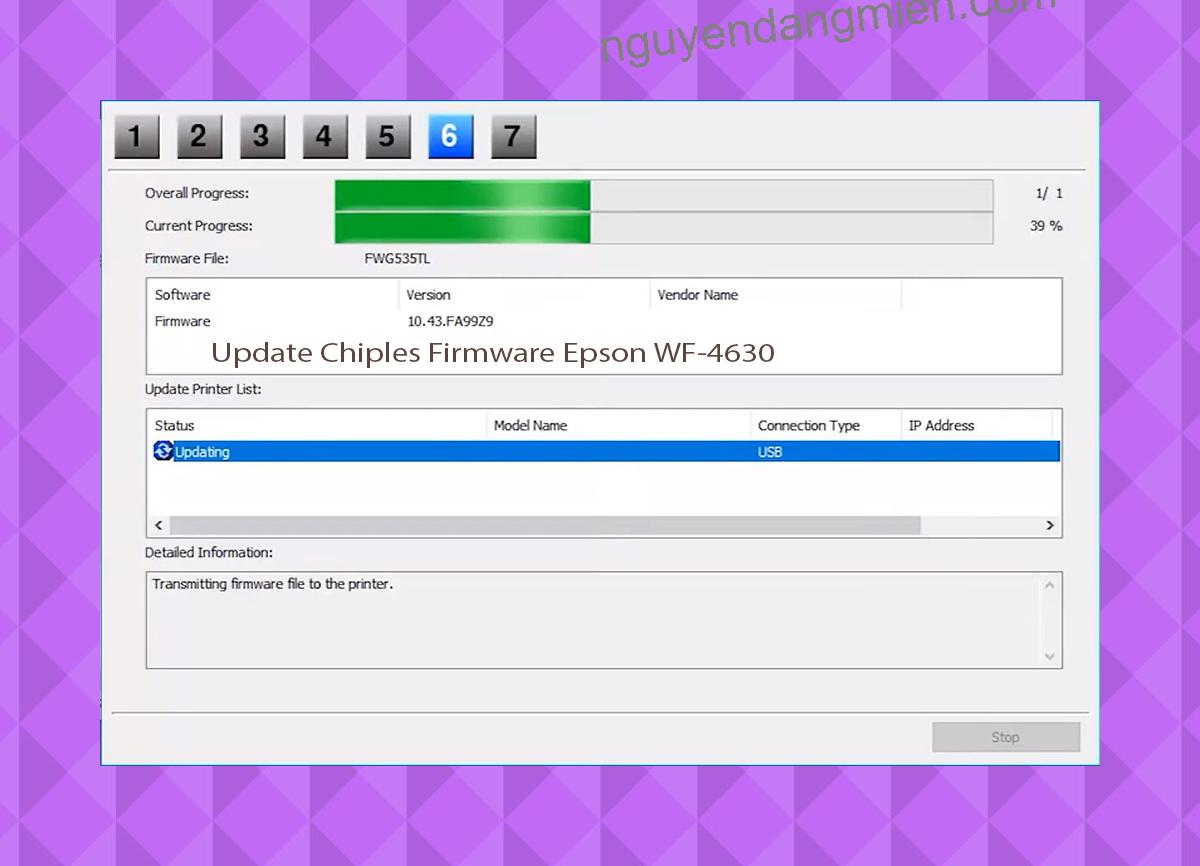 Update Chipless Firmware Epson WF-4630 9