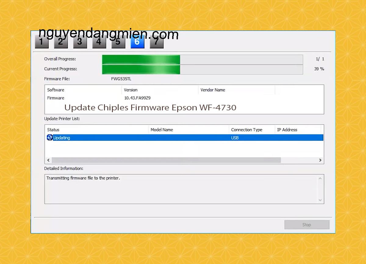 Update Chipless Firmware Epson WF-4730 9