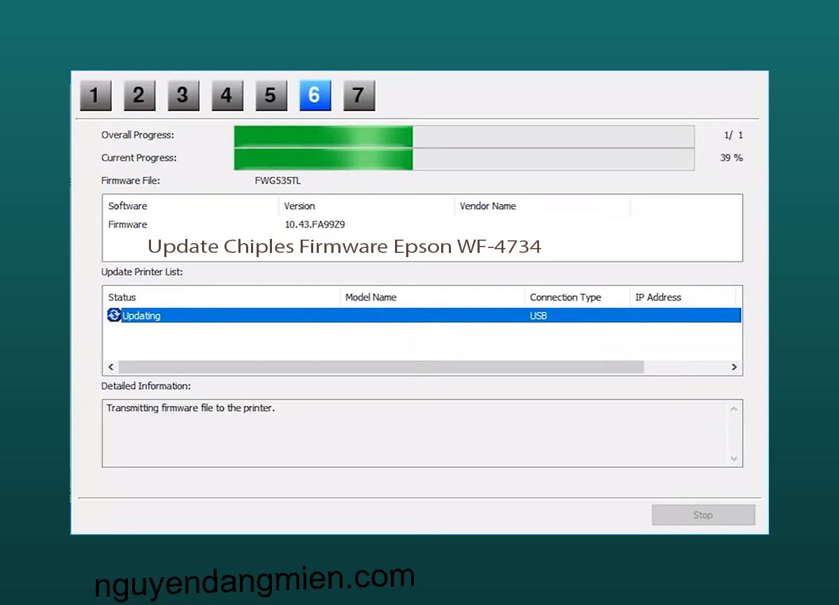 Update Chipless Firmware Epson WF-4734 9