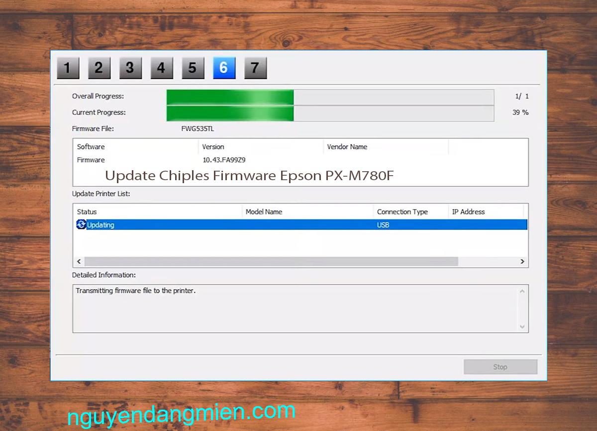 Update Chipless Firmware Epson PX-M780F 9