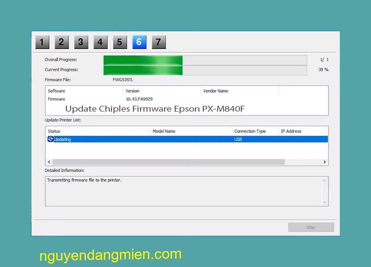 Update Chipless Firmware Epson PX-M840F 9