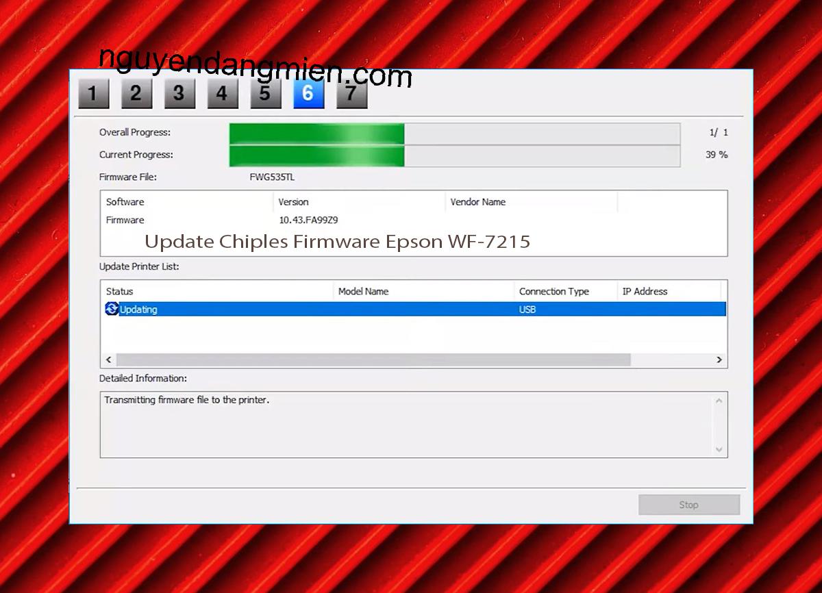 Update Chipless Firmware Epson WF-7215 9