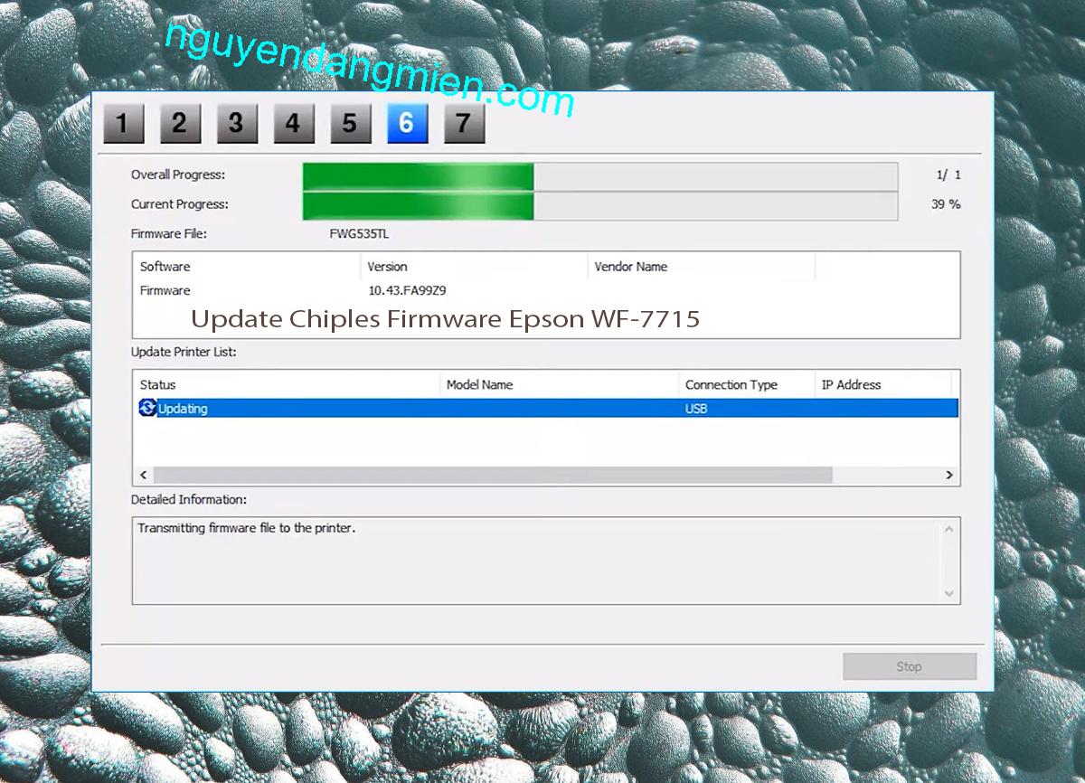 Update Chipless Firmware Epson WF-7715 9