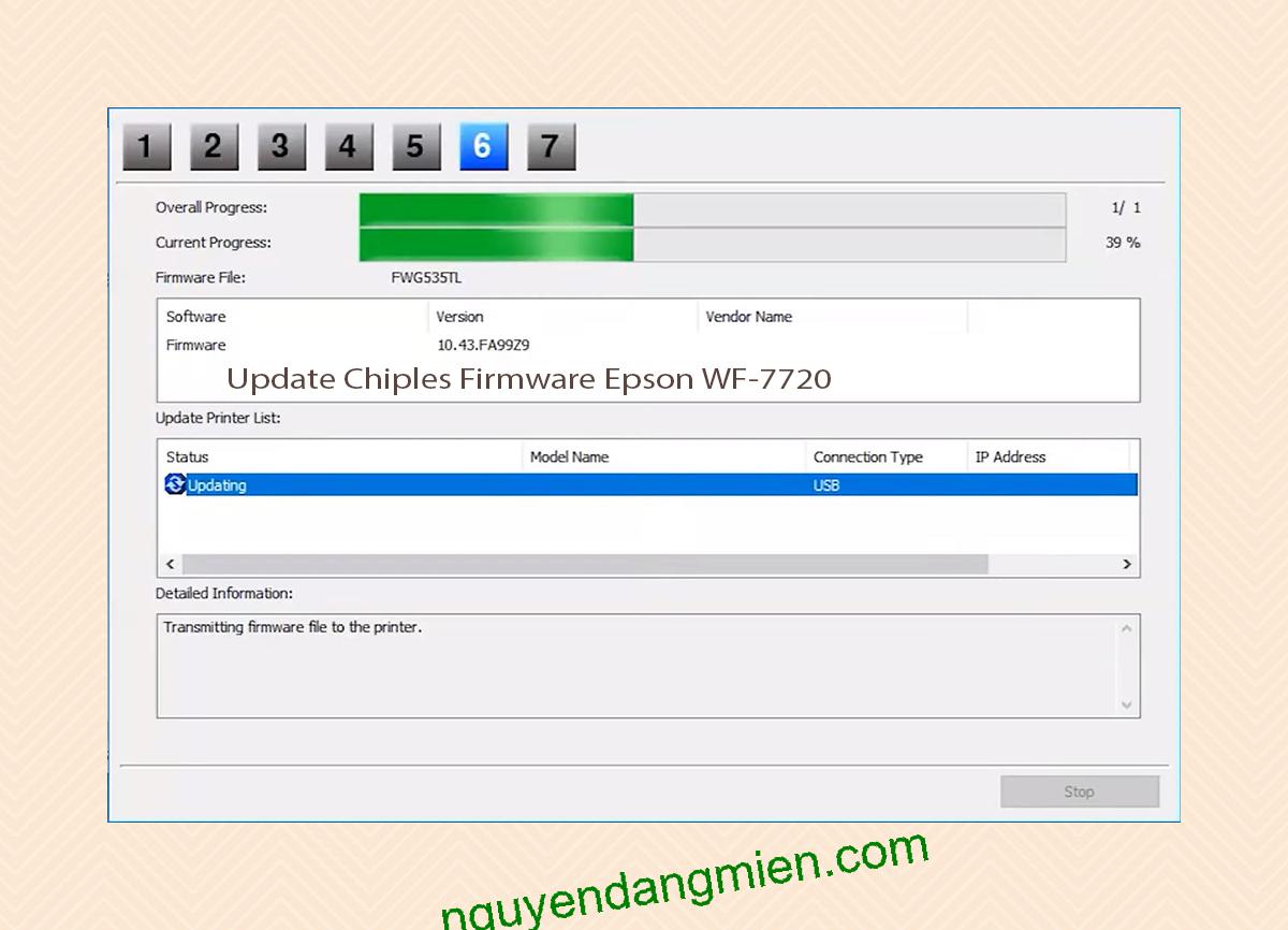 Update Chipless Firmware Epson WF-7720 9