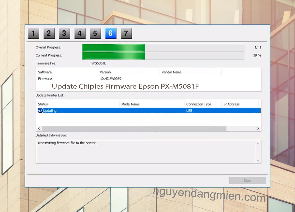 Update Chipless Firmware Epson PX-M5081F 9