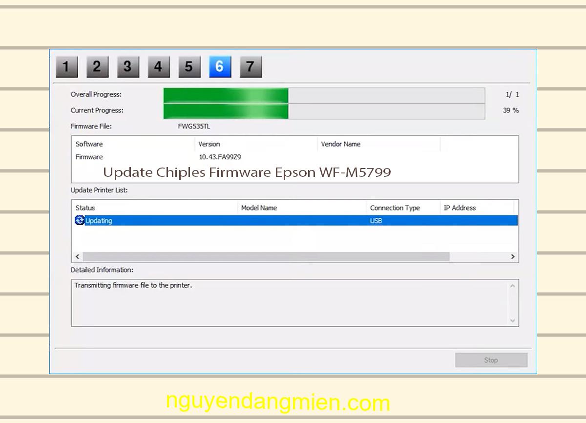 Update Chipless Firmware Epson WF-M5799 9